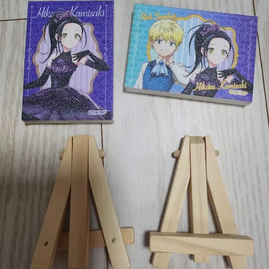 [BUNJANG] Medalist Hikaru &amp; Riou Illustration Canvas Set / (이번주까지만 판매) 메달리스트 히카루 리오우 일러스트 캔버스