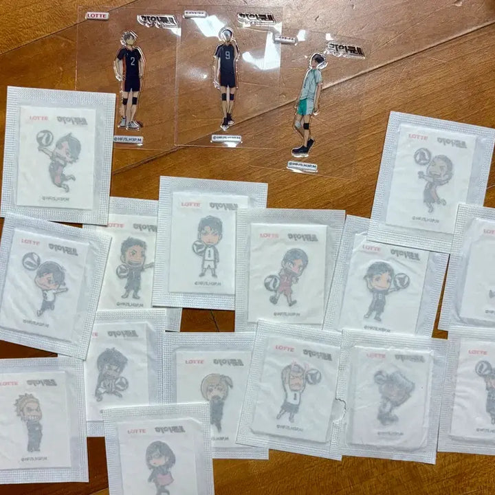 [BUNJANG] Haikyu!! Tteokbokki Stickers Bundle Set (Oikawa, Kageyama, Suga, Bokuto, etc.) / 하이큐 띠부씰 오이카와 카게야마 스가 보쿠토 등 일괄 덤 두번째 사진!