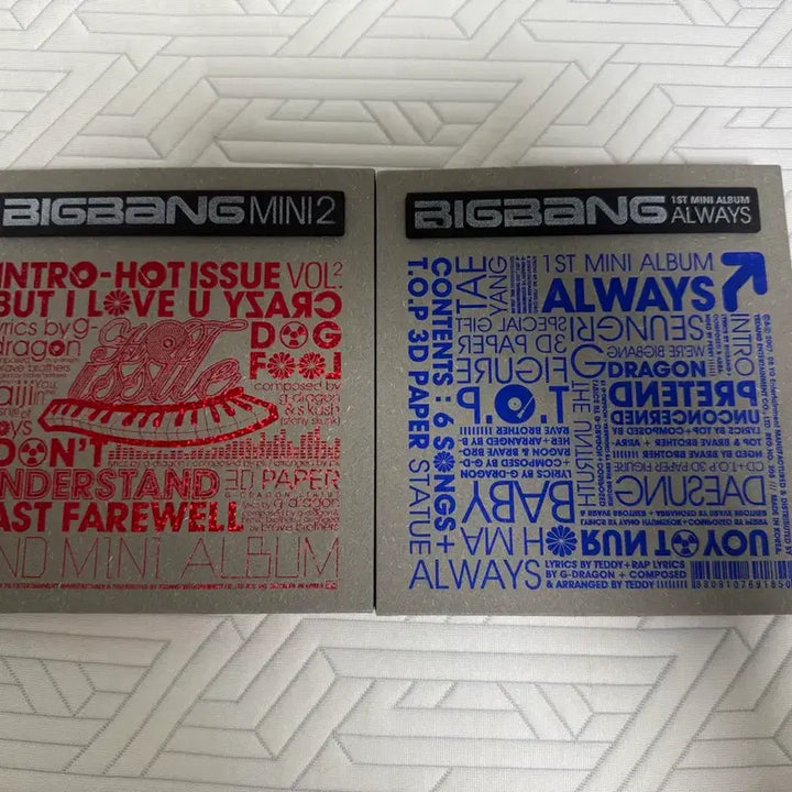 [BUNJANG] Big Bang 1st &amp; 2nd Mini Album Bundle Set / 빅뱅 미니 1집 2집 일괄