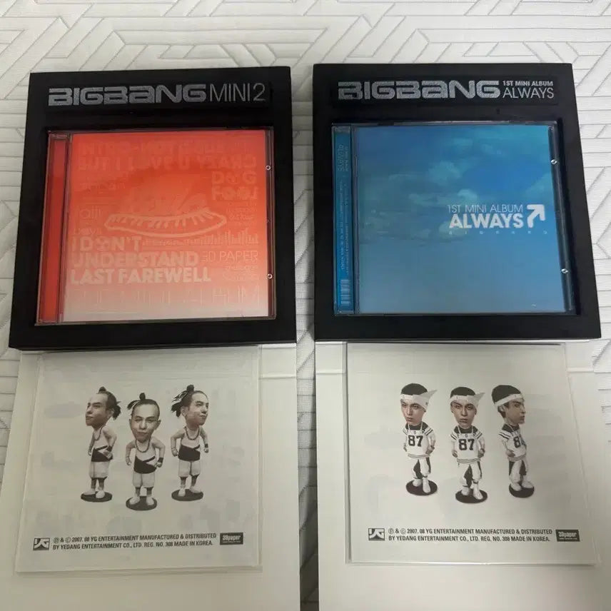 [BUNJANG] Big Bang 1st &amp; 2nd Mini Album Bundle Set / 빅뱅 미니 1집 2집 일괄