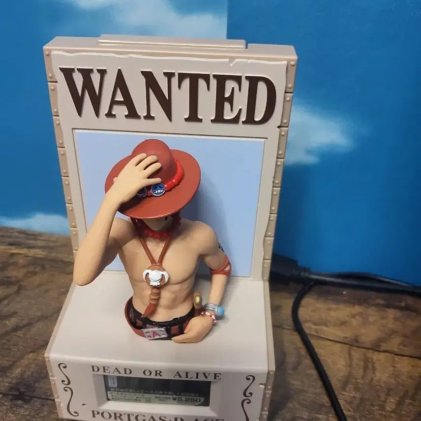 [BUNJANG] One Piece Ace Desk Clock / 원피스 에이스 탁상 시계