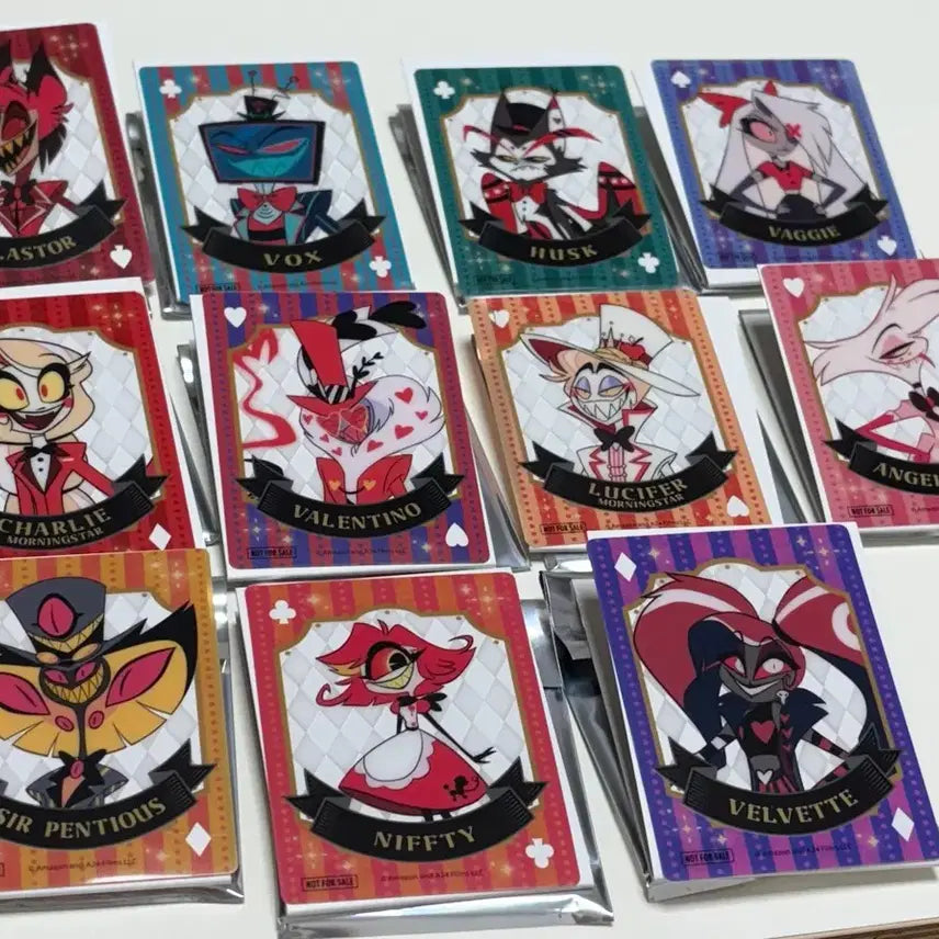 [BUNJANG] HAZZYS HOTEL Lucky Draw Clear Card Bundle Set / 해즈빈호텔 팝업 특전 클리어카드 일괄