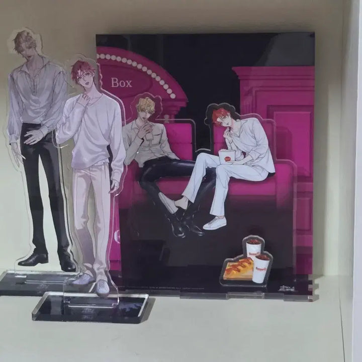 [BUNJANG] Honey Trouble Yun Ji Heon Acrylic Standee Bundle Set / 일괄] 봄툰 허니트러블 허트 아크릴 윤지헌 온우주 봄툰시네마 bl 굿즈