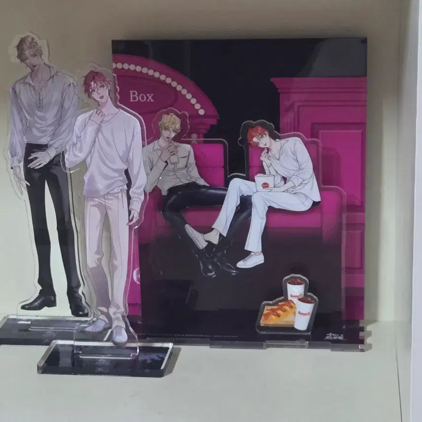 [BUNJANG] Honey Trouble Yun Ji Heon Acrylic Standee Bundle Set / 일괄] 봄툰 허니트러블 허트 아크릴 윤지헌 온우주 봄툰시네마 bl 굿즈
