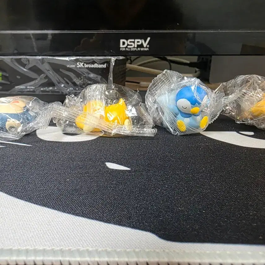[BUNJANG] Pokemon Figures Set (Snorlax, Eevee, Piplup, Psyduck) / 포켓몬 피규어 4종 (잠만보, 이브이, 팽도리, 고라파덕)