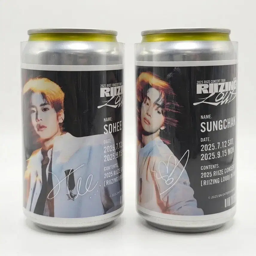 [BUNJANG] RIIZE Sungchan Sohee Drink Signed Version Special Rising LAUD Bundle Set / RIIZE 성찬, 소희 일본 자판기 음료수 사인버전 스페셜 라이징 라우드