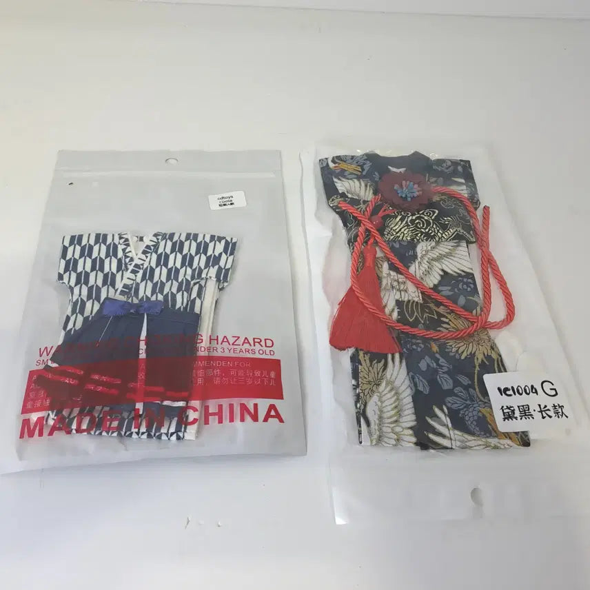 [BUNJANG] 1/6 Scale Action Figure Kimono Outfit Set (2 Pieces) / 1/6 액션피규어용 기모노 의상2점 팝니다