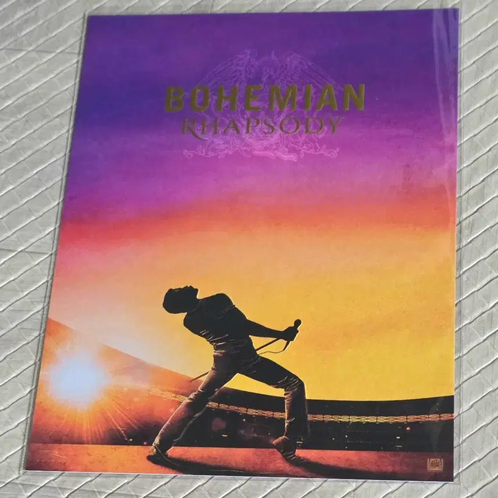 [BUNJANG] Bohemian Rhapsody Art Card Title Gold Foil Freddie Embossing / 보헤미안 랩소디 아트카드 타이틀 금박 프레디 양각