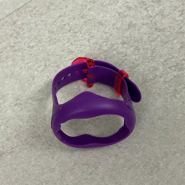 [BUNJANG] Tamagotchi Uni Strap Purple Rubber Wristband / [상태 A급] 공식 다마고치 유니 스트랩 퍼플 러버 손목시계 고정 팔찌