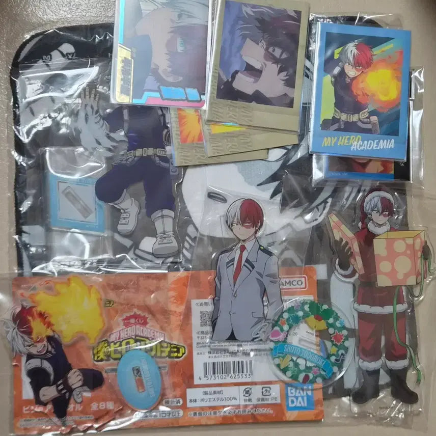 [BUNJANG] My Hero Academia Todoroki Shoto Acrylic and Paper Goods Bundle Set / 급처 ) 나히아 토도로키 쇼토 아크릴 지류 일괄