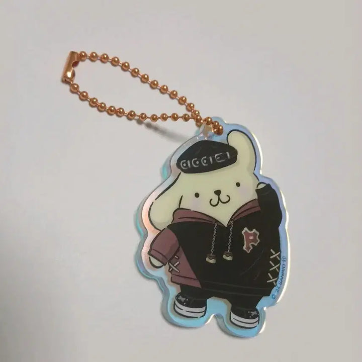 [BUNJANG] Sanrio Pompompurin Acrylic Keyring Gacha Figure / 산리오 폼폼푸린 아크릴 키링 가챠 피규어