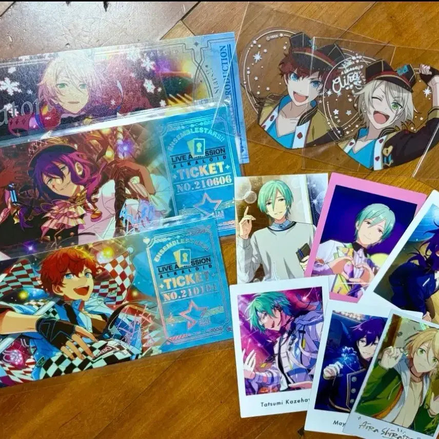 [BUNJANG] Ensemble Stars Alkaloid Hiirro Aira Mayoi Tatsumi Lot Photocard Ticket Arcana Bundle Set / 앙스타 알칼로이드 히이로 아이라 마요이 타츠미 파샤 티켓 아르카나 일괄