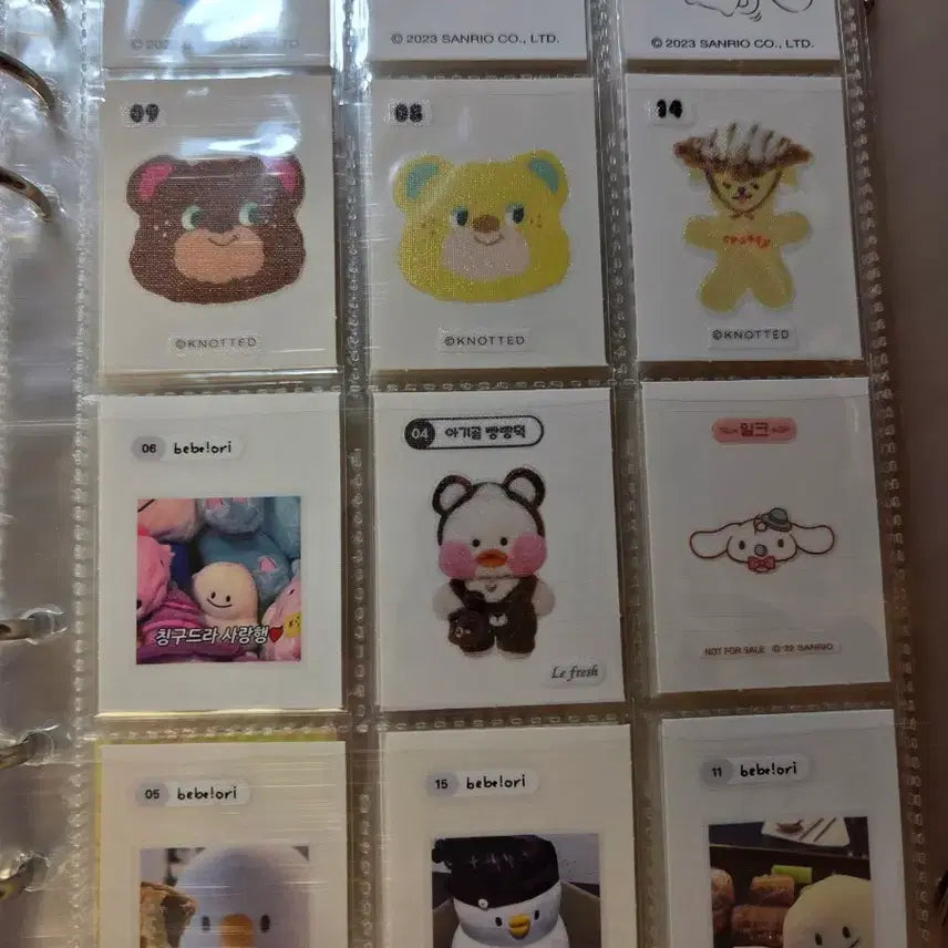 [BUNJANG] Sanrio BreadDuck Nosed Nosed Duck Cinnamonroll POB Bundle Set / 띠부씰일괄 산리오 빵빵덕 노티드 베베오리 시나모롤