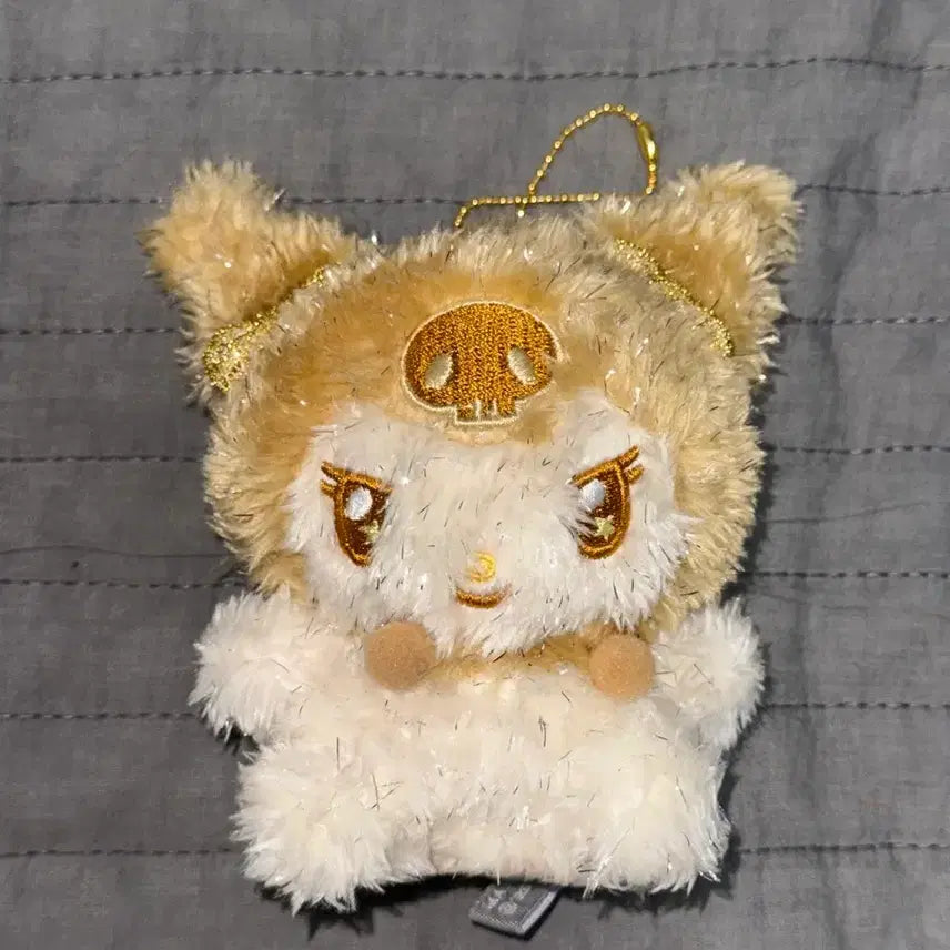 [BUNJANG] Sanrio Gold Kuromi, My Melody, Pompompurin, Cinnamoroll Plush Keychains / 산리오 금색 골드 쿠로미 마멜 마이멜로디 폼폼푸린 시나모롤 인형 키링