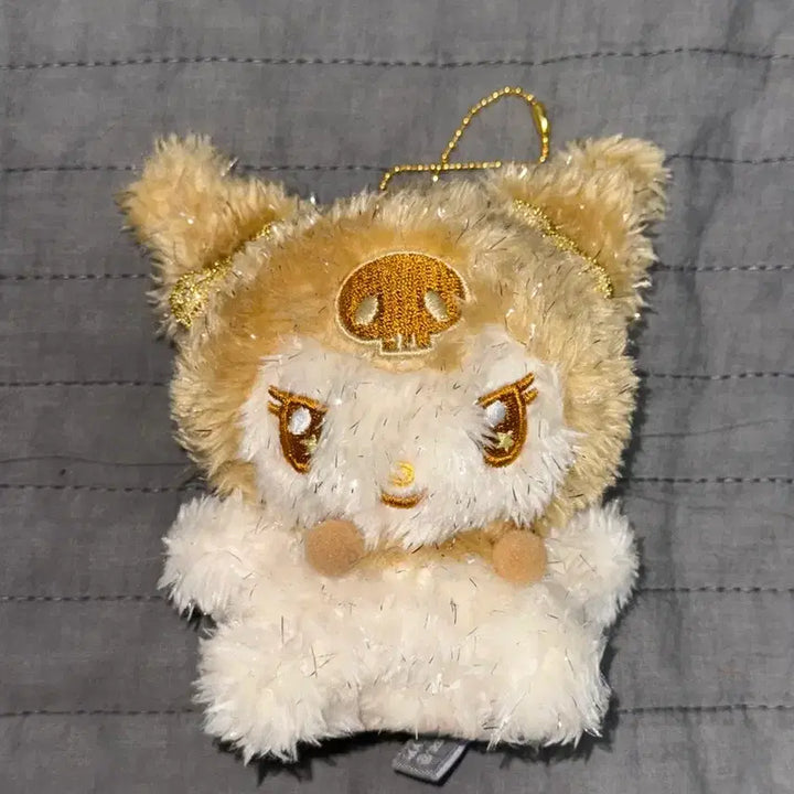 [BUNJANG] Sanrio Gold Kuromi, My Melody, Pompompurin, Cinnamoroll Plush Keychains / 산리오 금색 골드 쿠로미 마멜 마이멜로디 폼폼푸린 시나모롤 인형 키링
