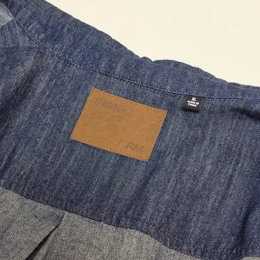 [BUNJANG] RM Indigo Denim Shirt / 인디고 데님셔츠 알엠 rm 남준 indigo 청남방