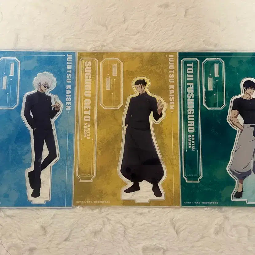 [BUNJANG] Jujutsu Kaisen Gojo Satoru, Geto Suguru, Toji Fushiguro Acrylic Stand / 주술회전 고죠 게토 토우지 회옥옥절 아크릴스탠드