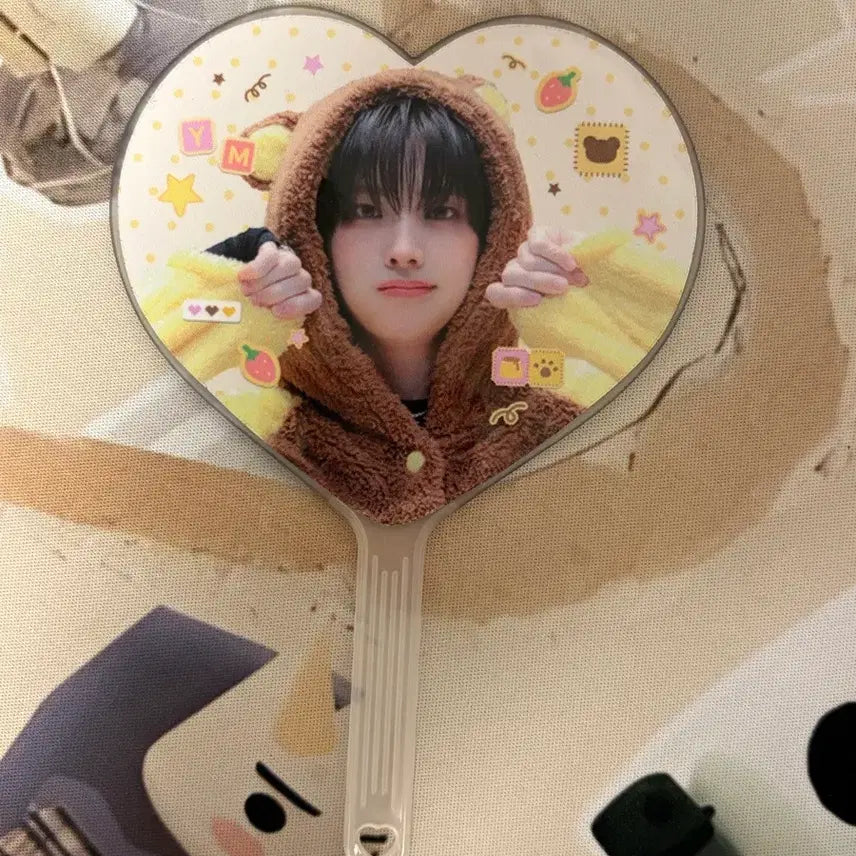 [BUNJANG] ENHYPEN Yuma Mini Uchiwa Fan / 앤팀 유마 미니 우치와 양도