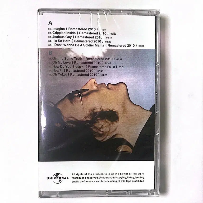 [BUNJANG] John Lennon Imagine Limited Edition Cassette Tape / 존 레논 Imagine 카세트 테이프