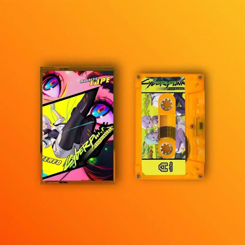 [BUNJANG] Cyberpunk: Edgerunners OST Orange Cassette Tape / 사이버펑크 엣지러너 OST 오렌지 카세트 테이프