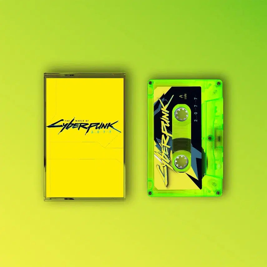[BUNJANG] Cyberpunk 2077 OST Neon Green Cassette Tape / 사이버펑크 2077 OST 네온 그린 카세트 테이프