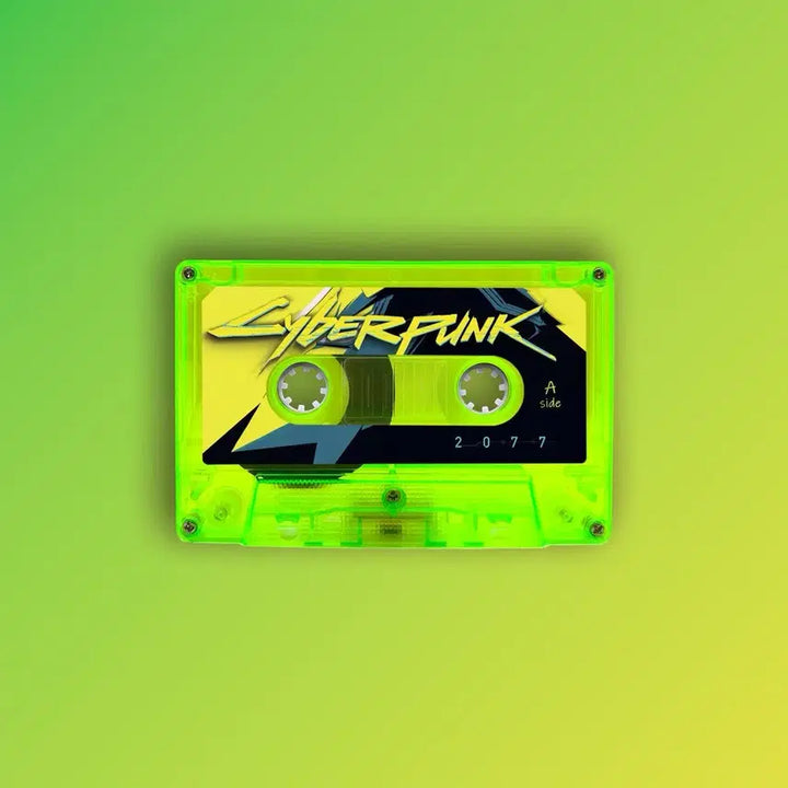 [BUNJANG] Cyberpunk 2077 OST Neon Green Cassette Tape / 사이버펑크 2077 OST 네온 그린 카세트 테이프