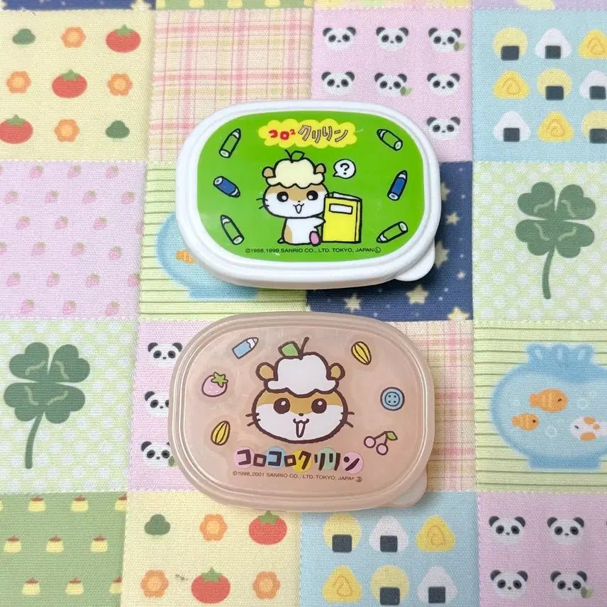 [BUNJANG] Vintage Kuririn Mini Lunchbox Storage Container / 고전쿠리링 고전코로코로쿠리링 미니도시락 보관함