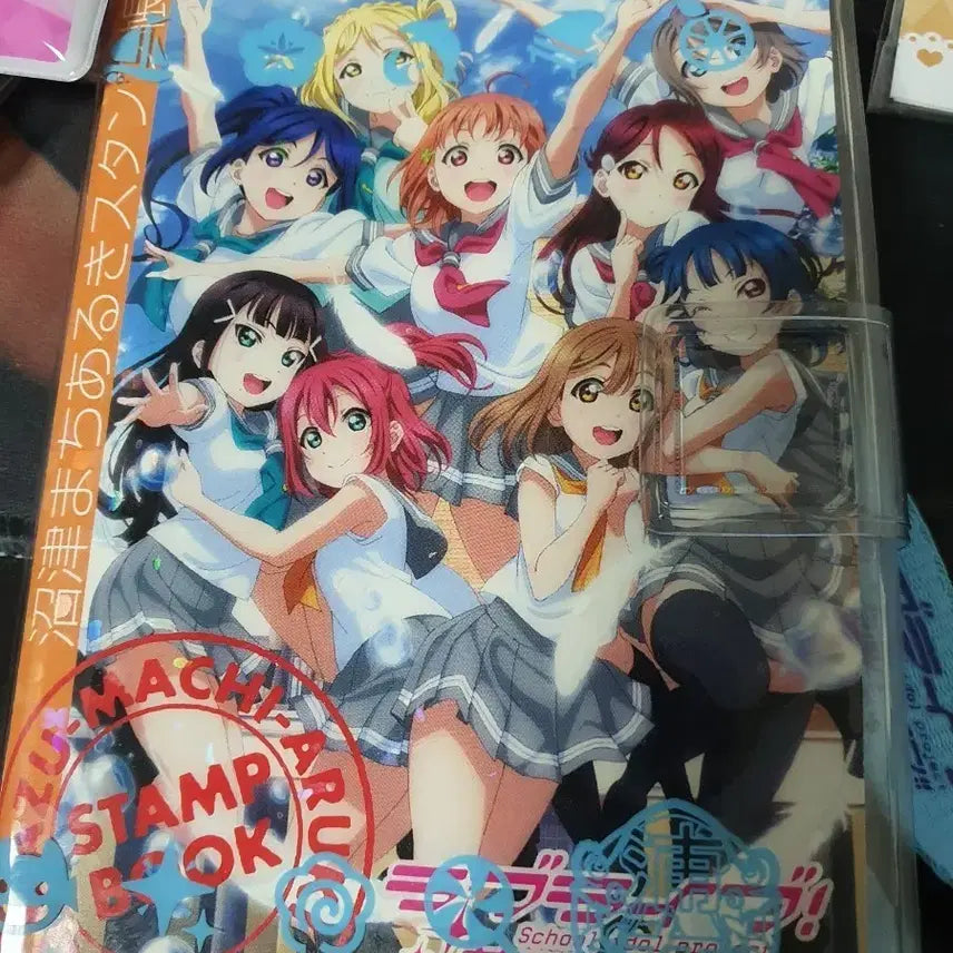 [BUNJANG] Love Live! Sunshine Stamp Book &amp; Concert Bracelet Bundle Set / 러브라이브! 선샤인 스탬프북 콘서트 팔찌 일괄