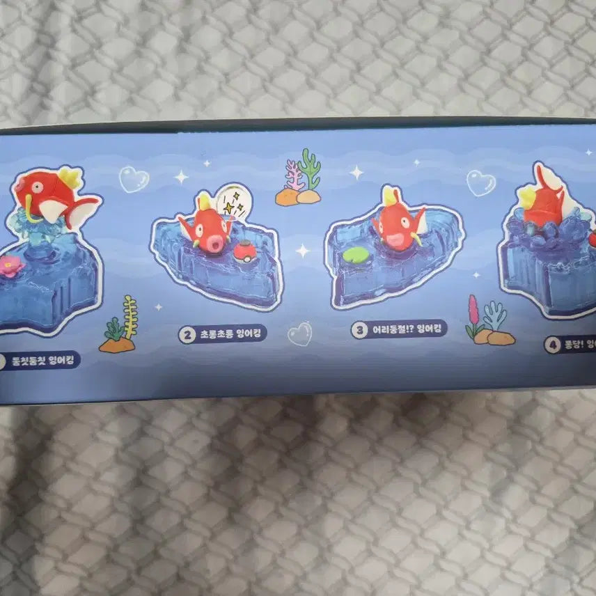 [BUNJANG] Pokemon Magikarp Figure Random Collection Full Set (7 Types) / 포켓몬 잉어킹 피규어 랜덤 컬렉션 7종  풀세트