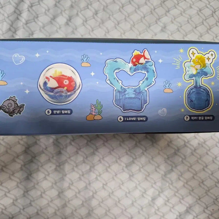 [BUNJANG] Pokemon Magikarp Figure Random Collection Full Set (7 Types) / 포켓몬 잉어킹 피규어 랜덤 컬렉션 7종  풀세트