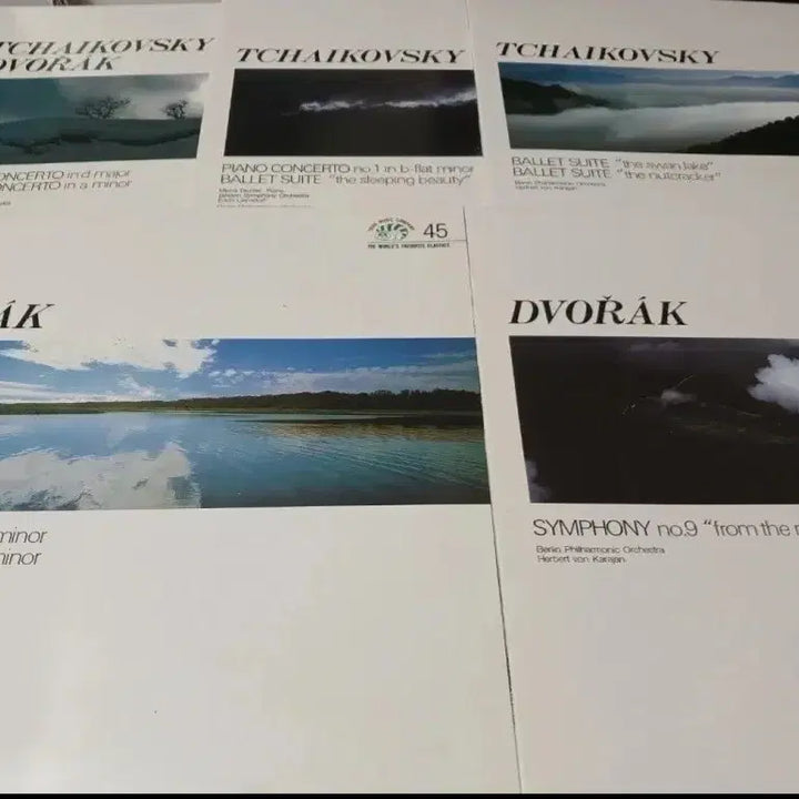 [BUNJANG] Tchaikovsky, Dvorak LP Box Set - 5 Records / 차이콥스키3장 와 드보르작 2장의 명곡들을 담은 LP 박스반 5장 일괄