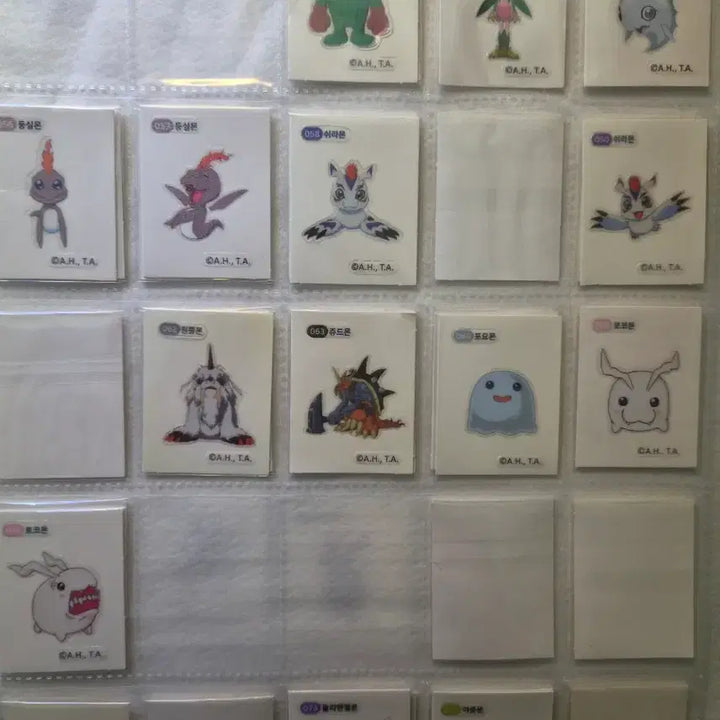[BUNJANG] Digimon Digital Monsters Stickers Bundle (Approx. 162 pcs) / 디지몬 띠부씰 일괄 162장 가량 일괄 및 개별판매