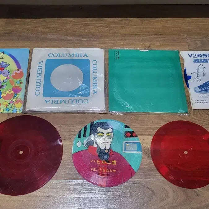 [BUNJANG] Antique Collection of 6 Japanese Animation Sonoshits (Mini LPs) / 골동품) 고전 애니메이션 TV 만화영화(일본원작) 소노시트(미니 LP) 6장 일괄