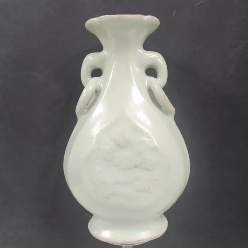[BUNJANG] Yongcheon Kiln Celadon Vase with Ear Handles / 중국도자기            송~원 용천요 청유 관이병