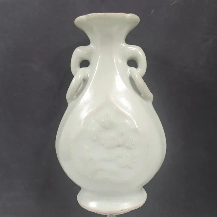 [BUNJANG] Yongcheon Kiln Celadon Vase with Ear Handles / 중국도자기            송~원 용천요 청유 관이병