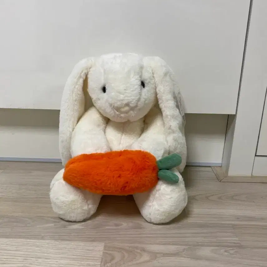 [BUNJANG] Rabbit and Carrot Plush Set (42cm) / 토끼 당근 애착인형 42센치