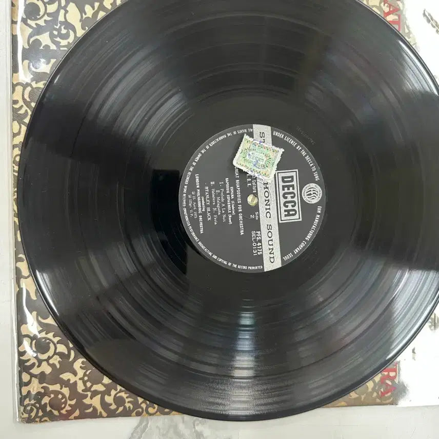 [BUNJANG] DECCA Stanley Black Orchestra Rhapsodies 1973 License LP Vinyl / 데카 DECCA 스탠리 블랙 관현악 랩소디 명반 1973년 성음 라이선스 LP 팝니다