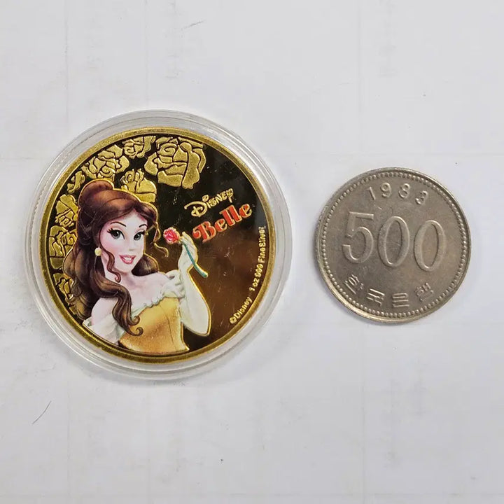 [BUNJANG] Disney Series Belle Large Coin / [대형동전] 디즈니 시리즈  벨  K217