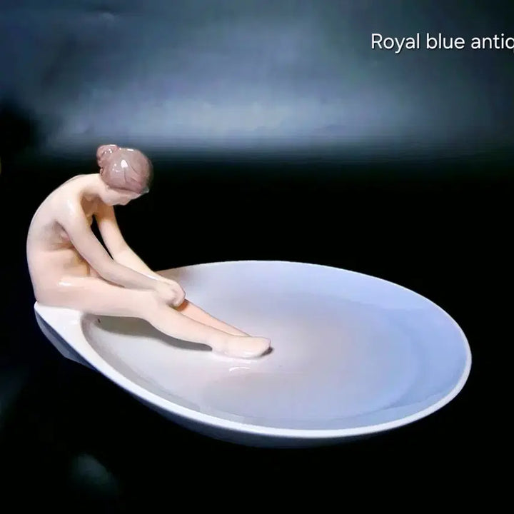 [BUNJANG] B&amp;G Copenhagen Meditation Figurine Plate / 덴마크 비엔지 코펜하겐 피겨린 접시
