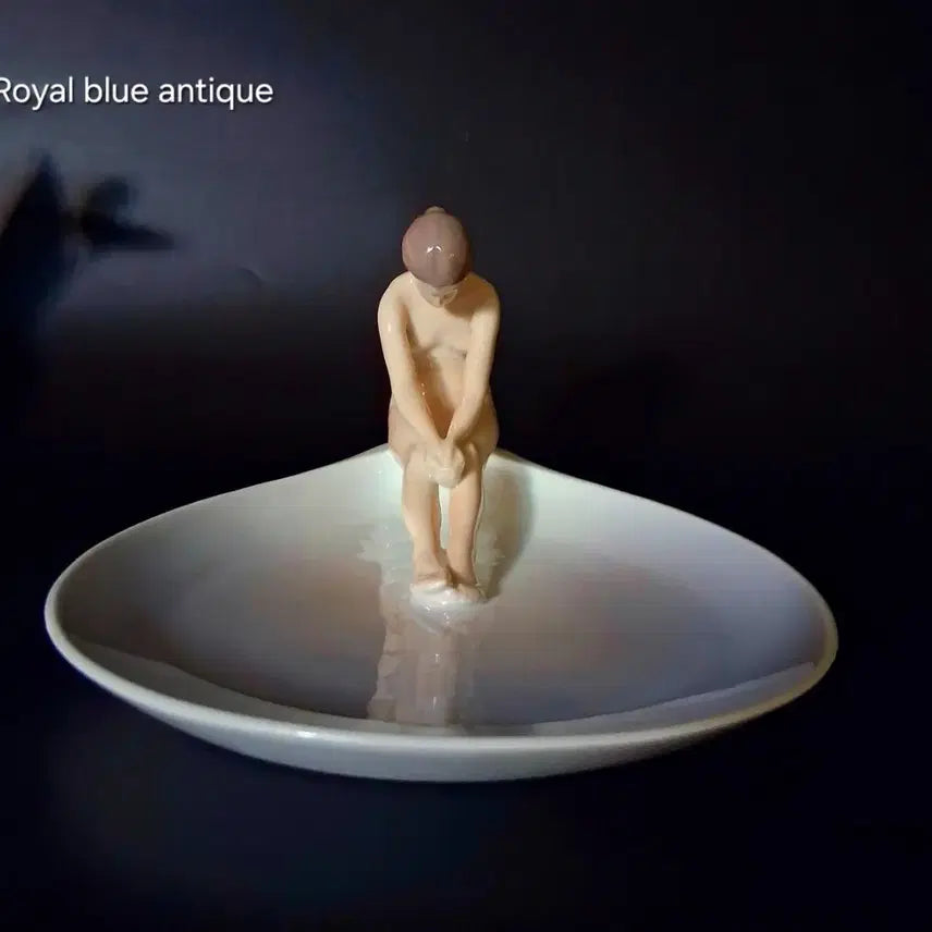 [BUNJANG] B&amp;G Copenhagen Meditation Figurine Plate / 덴마크 비엔지 코펜하겐 피겨린 접시