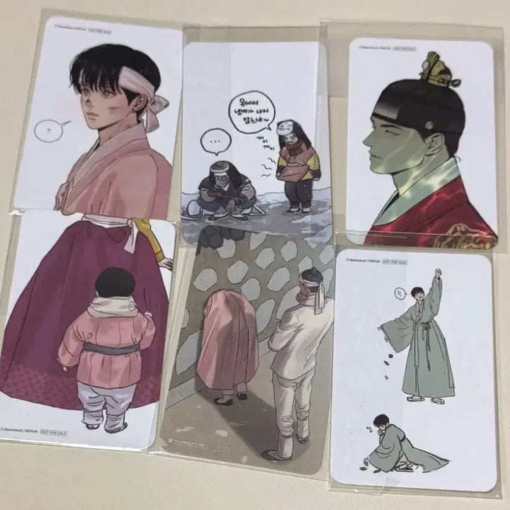 [BUNJANG] Yahui Tarte Latte Goods Clear Card Set / 야화첩 그라떼 굿즈 1
