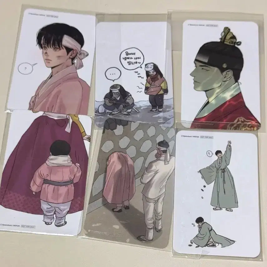 [BUNJANG] Yahui Tarte Latte Goods Clear Card Set / 야화첩 그라떼 굿즈 1