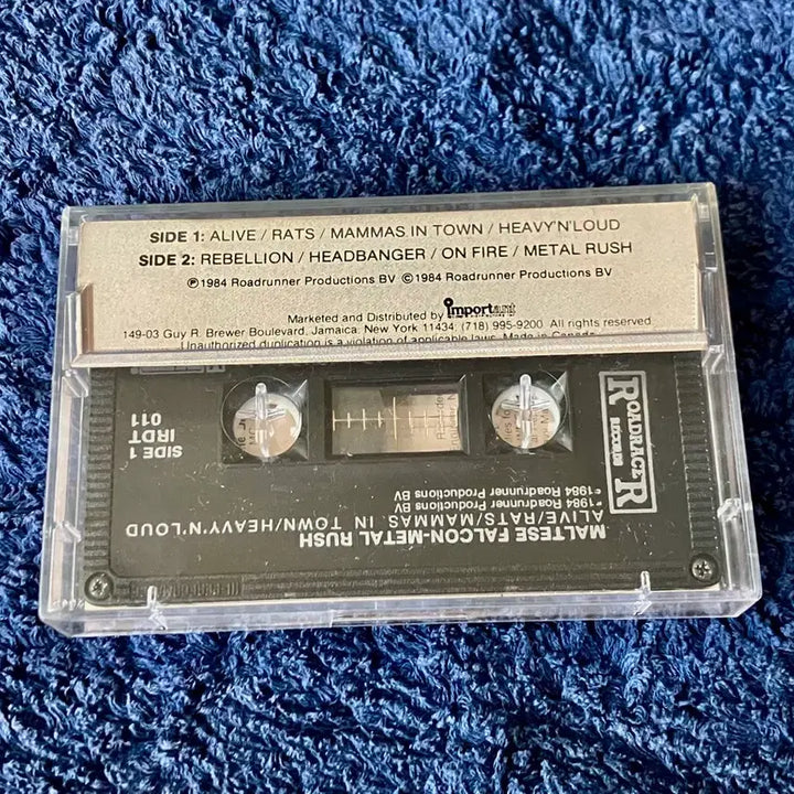 [BUNJANG] Maltese Falcon 80s Danish Heavy Metal Cassette Tape (Import) / 80년대 덴마크 출신의 헤비메탈 밴드 몰티즈 팔콘 Maltese Falcon 수입반 카세트테이프