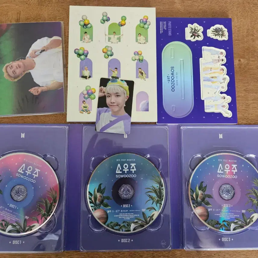 [BUNJANG] BTS 2021 Muster Sowoozoo DVD J-Hope Photocard Bundle Set / BTS 2021 Muster 소우주 DVD