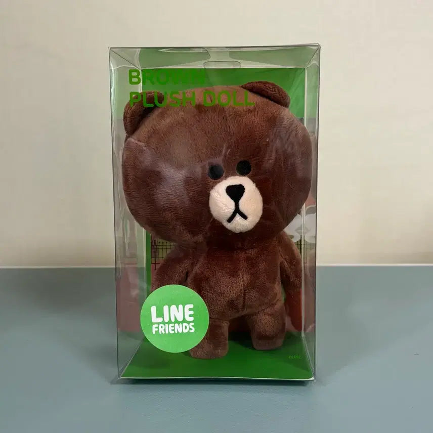 [BUNJANG] Line Friends Brown Plush Doll 18cm / 라인프렌즈 브라운 봉제인형 18cm