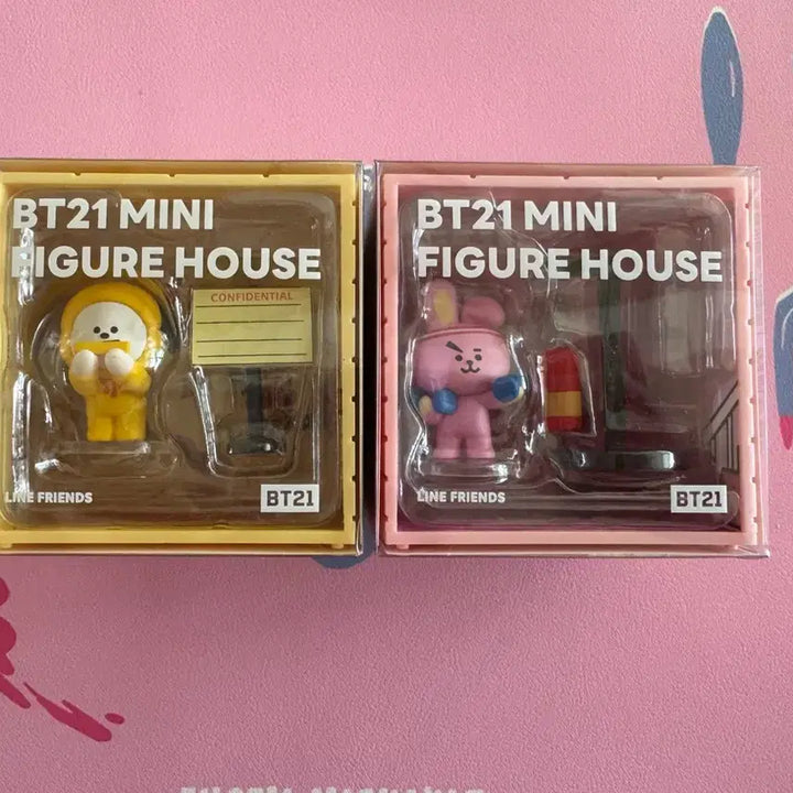 [BUNJANG] BT21 Cooky &amp; Chimmy Figure Set (Unused) / (미사용) BT21(쿠키,치미) 피규어 세트