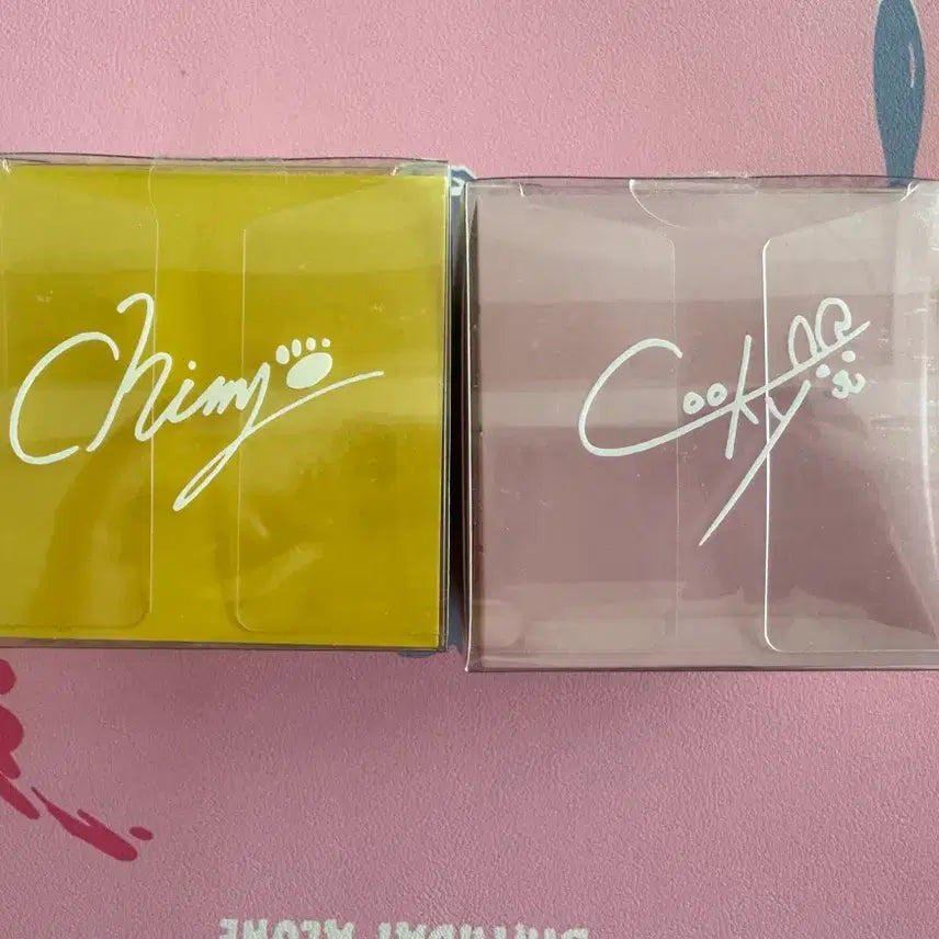 [BUNJANG] BT21 Cooky &amp; Chimmy Figure Set (Unused) / (미사용) BT21(쿠키,치미) 피규어 세트