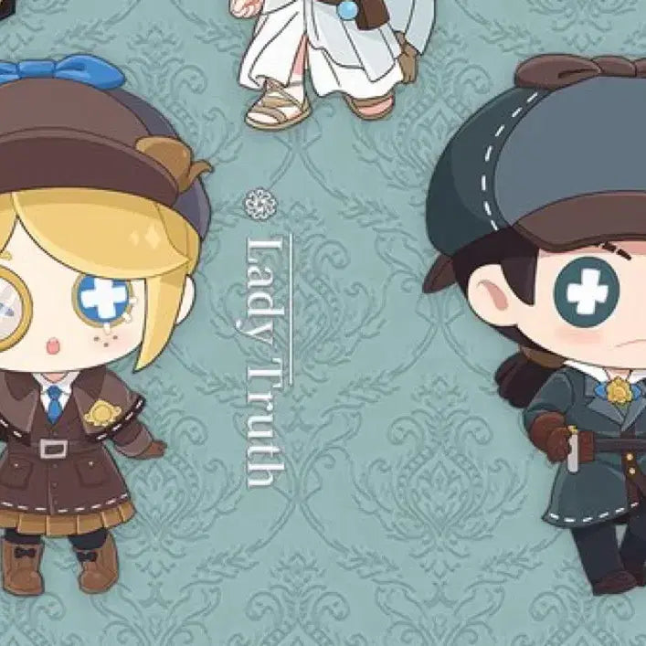[BUNJANG] Identity V Detective Mercenary + Detective Girl Desk Invasion Figure / 제5인격 탐정용병+탐정소녀 탁상침입 피규어