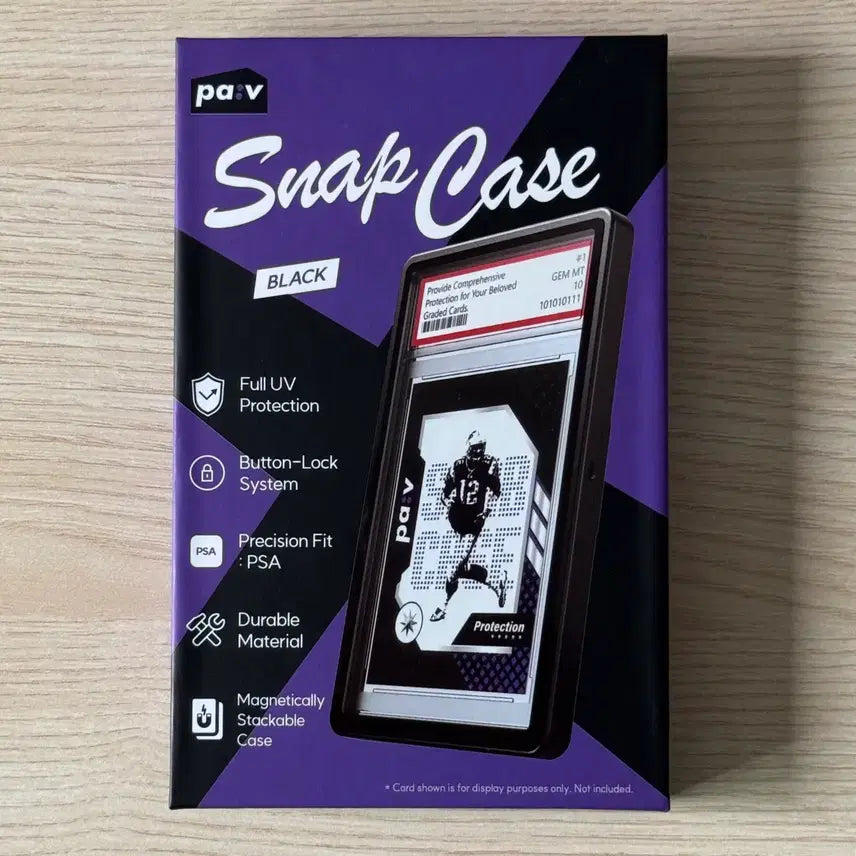 [BUNJANG] Fave PSA Graded Card Snap Case V2 Black 35pt / 파브 PSA등급 보호 스냅케이스 V2 블랙 35pt