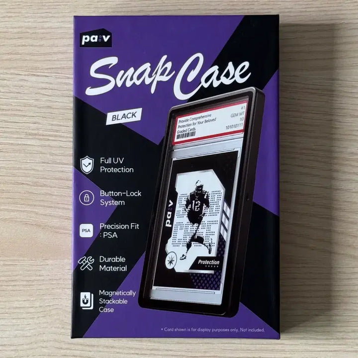 [BUNJANG] Fave PSA Graded Card Snap Case V2 Black 35pt / 파브 PSA등급 보호 스냅케이스 V2 블랙 35pt